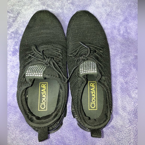 Black CloudAiR size 8 shoes - Picture 1 of 3
